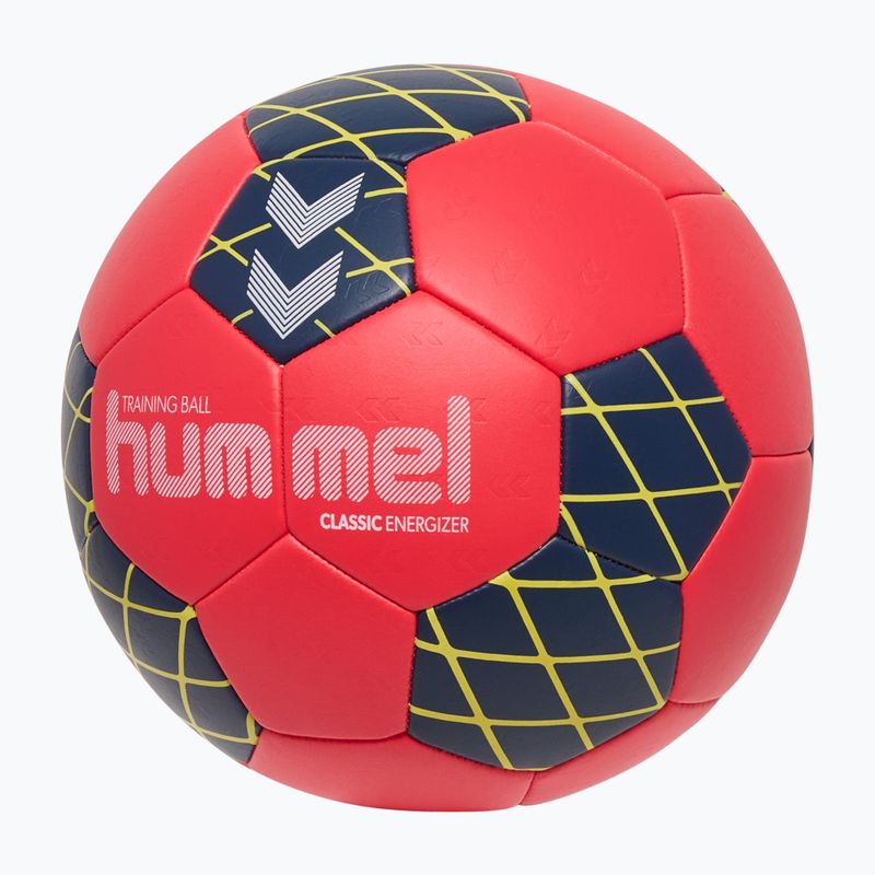 Handballball Hummel Classic Energizer off white/light blue/marine size 2 2