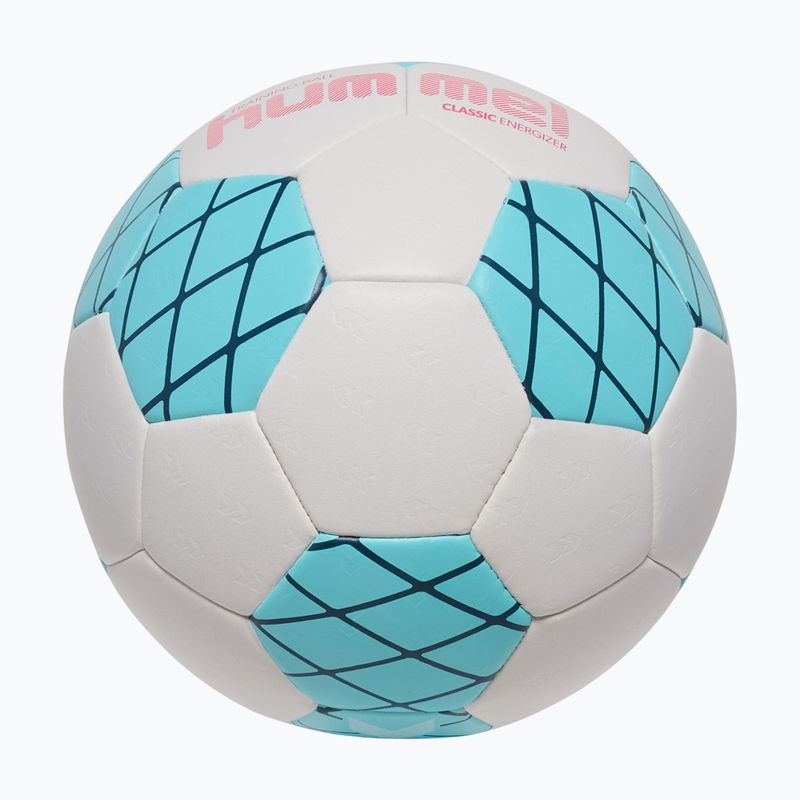 Handballball Hummel Classic Energizer off white/light blue/marine size 2 3
