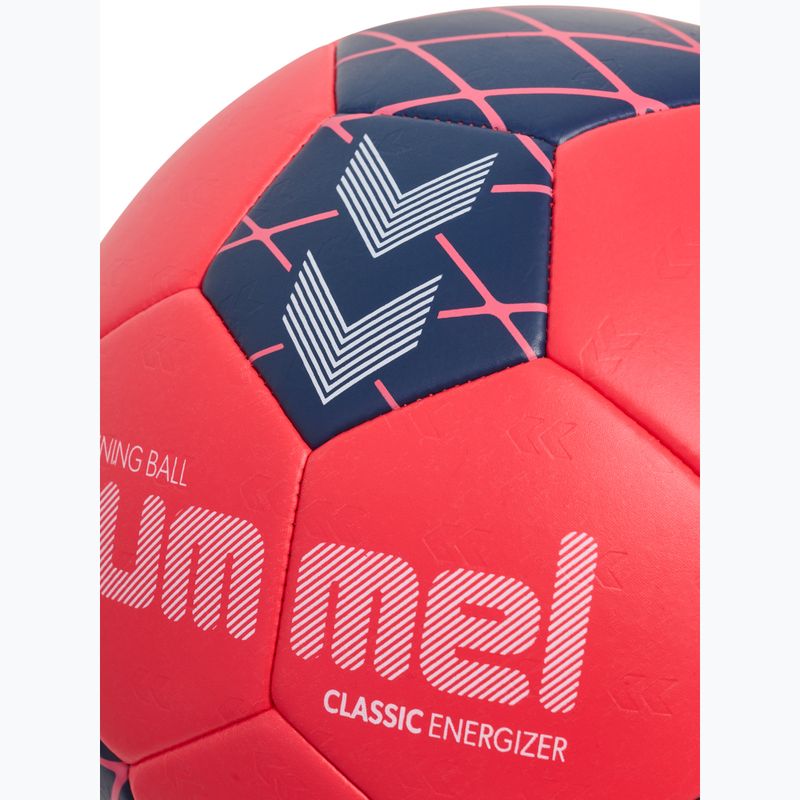 Handballball Hummel Classic Energizer red/marine size 3 4