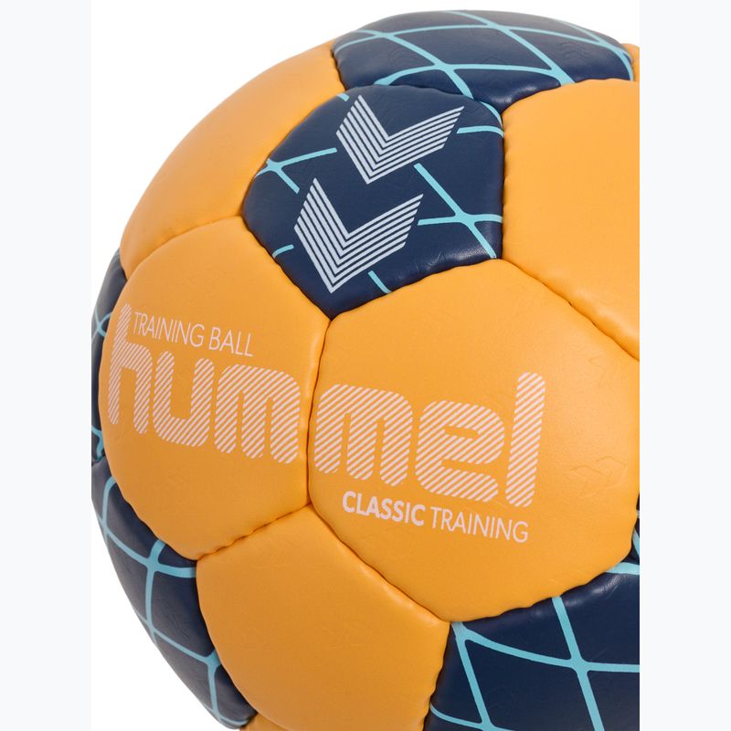 Handballball Hummel Classic Training HB orange/marine/light nlue size 1 4