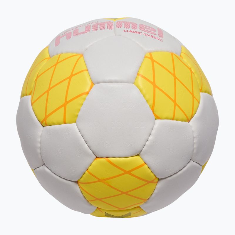 Handballball Hummel Classic Training HB white/yellow/blue size 2 3
