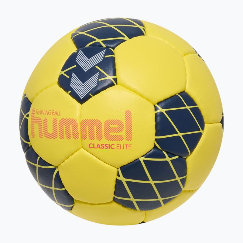 Handballball Hummel Classic Elite HB yellow/marine size 1 2