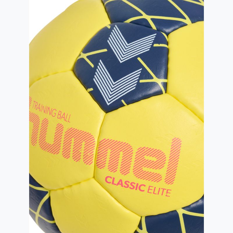 Handballball Hummel Classic Elite HB yellow/marine size 1 4