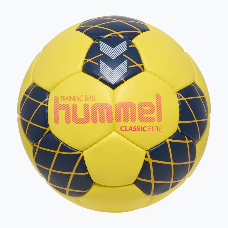 Handballball Hummel Classic Elite HB yellow/marine/orange size 2