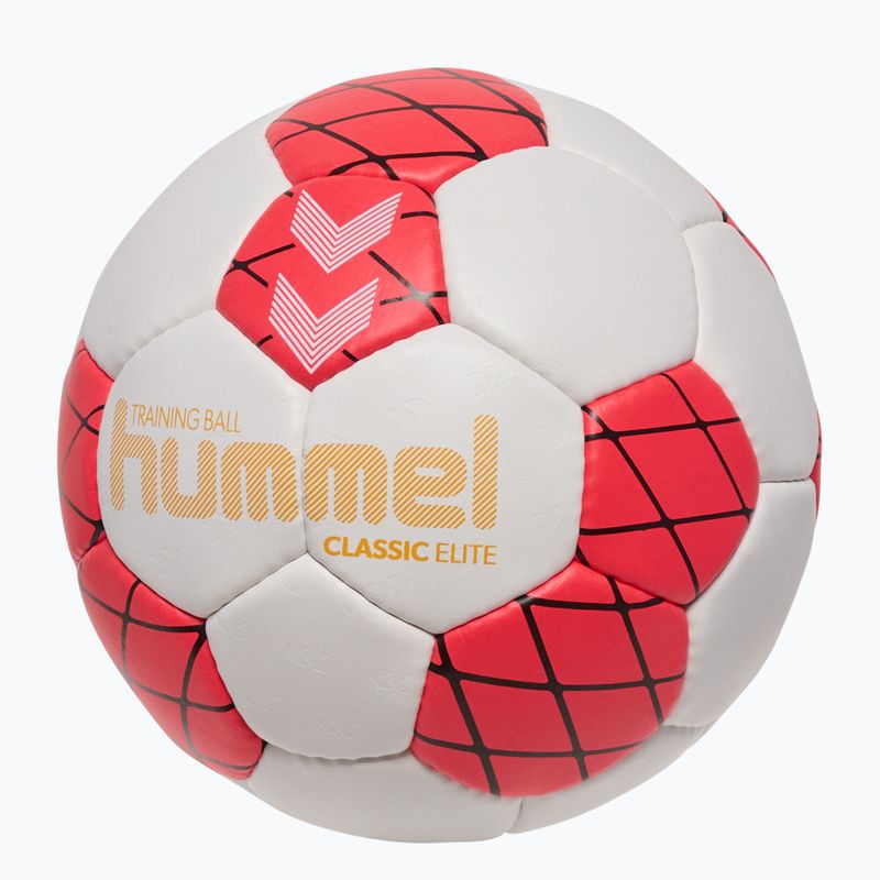 Handballball Hummel Classic Elite HB off white/red/black size 2 2