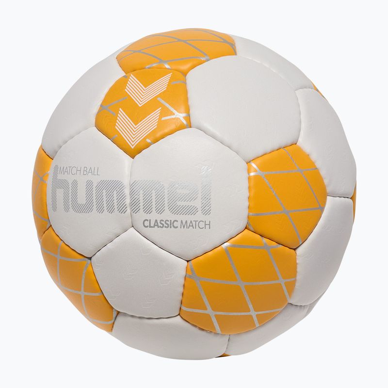 Handballball Hummel Classic Match HB off white/orange/silver size2 2