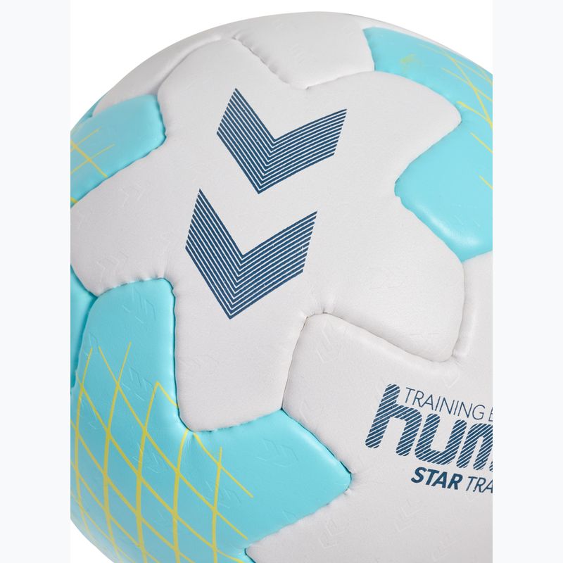 Handballball Hummel Startraining HB white/light blue/navy size 1 4