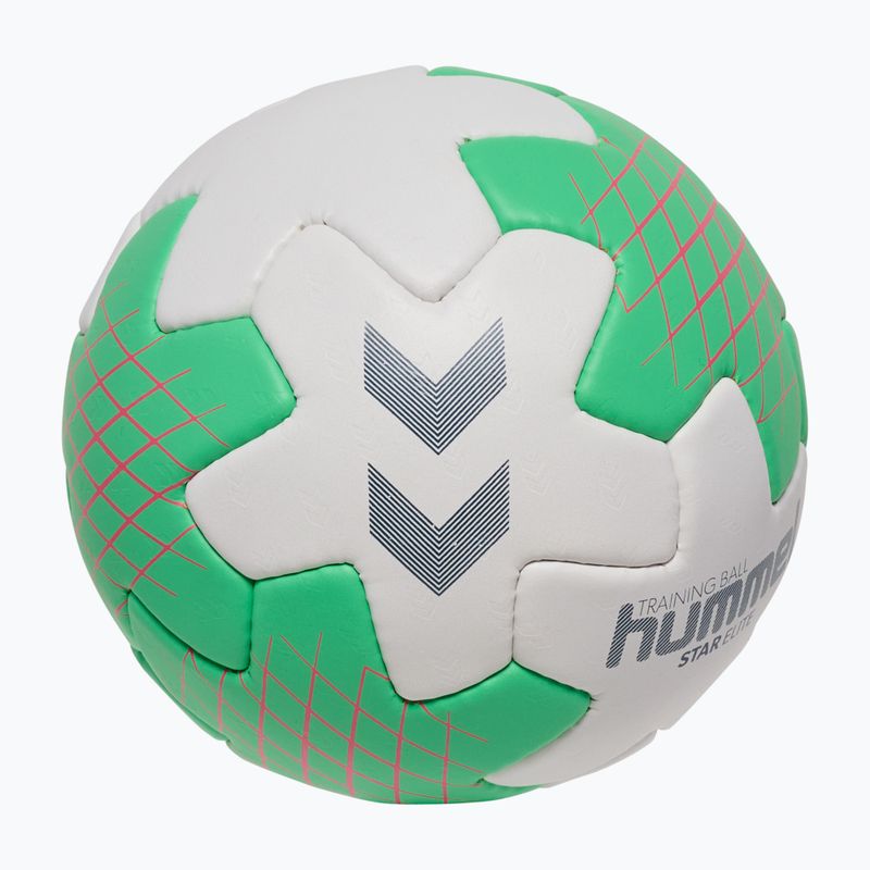 Handballball Hummel Star Elite HB off white/green/red size 2 2