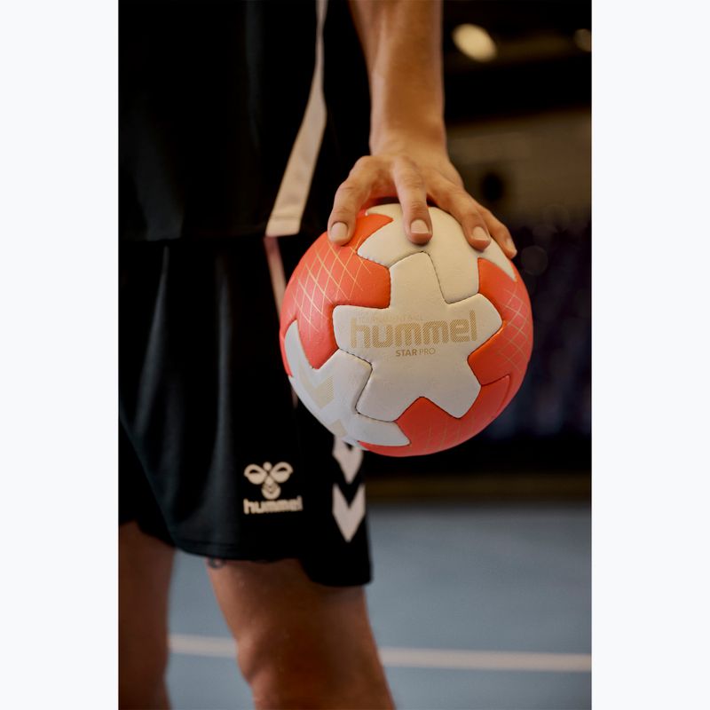 Handballball Hummel Star Pro HB off white/red/silver size 2 6