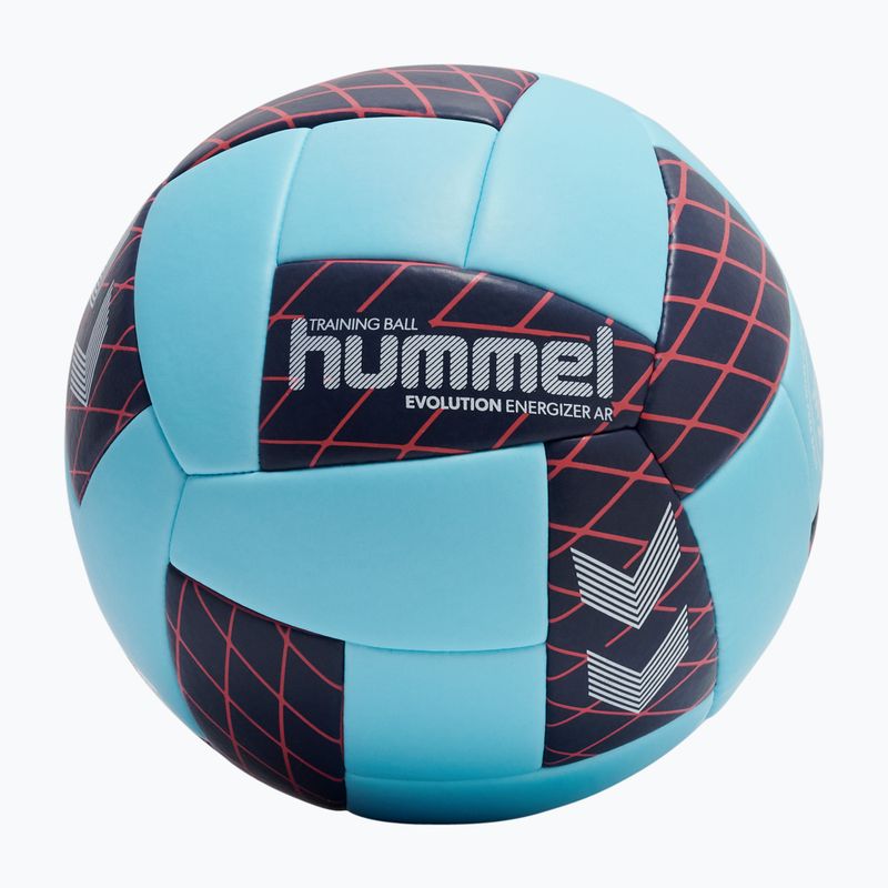 Handballball Hummel Evolution Energizer AR HB light blue/marine/red size 2