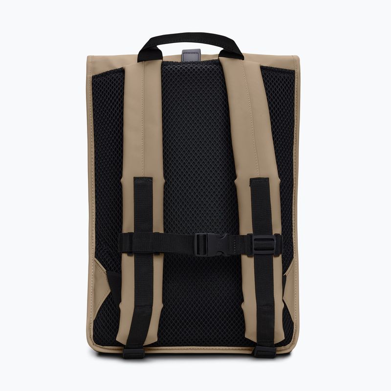 Cityrucksack Rains Rucksack Rolltop Beige 3