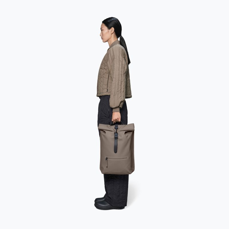 Cityrucksack Rains Rucksack Rolltop Cinder 5