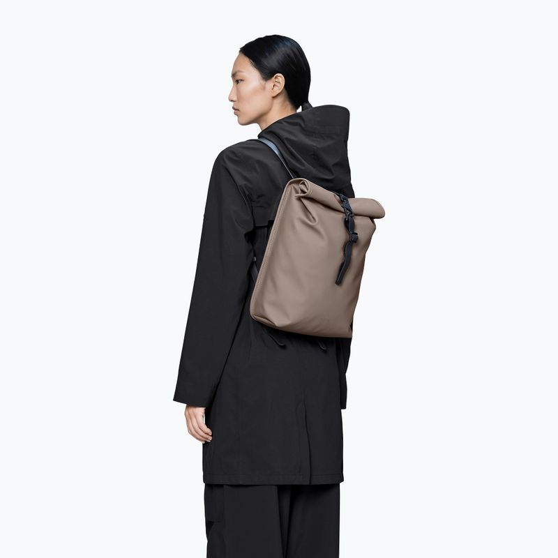 Cityrucksack Rains Rolltop Rucksack Mini Cinder 3