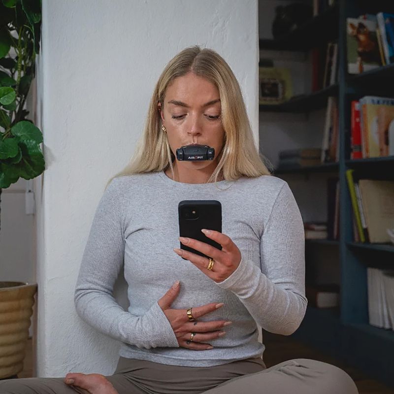 Atemtrainer Airofit Elite dark black/grey 3