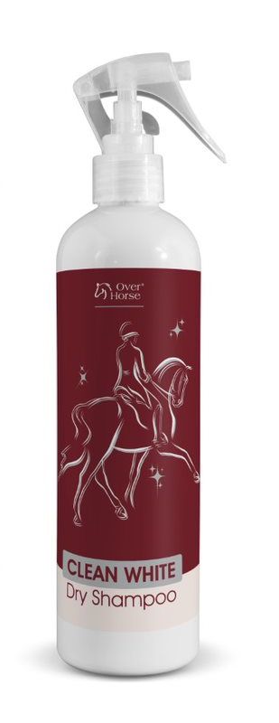 Trockenshampoo für Pferde mit hellem Fell Over Horse Clean White 400 ml