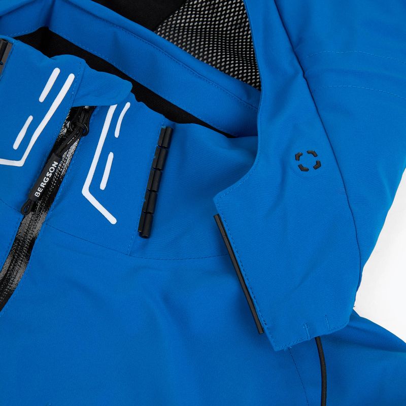 Herren-Skijacke BERGSON Velox Stx ibiza blue/white 6