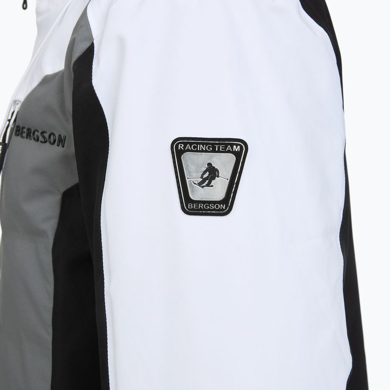 Herren-Skijacke BERGSON Velox Stx white/grey 3