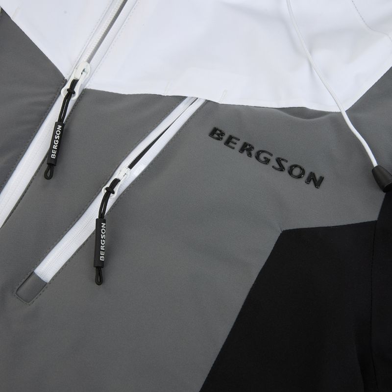 Herren-Skijacke BERGSON Velox Stx white/grey 4