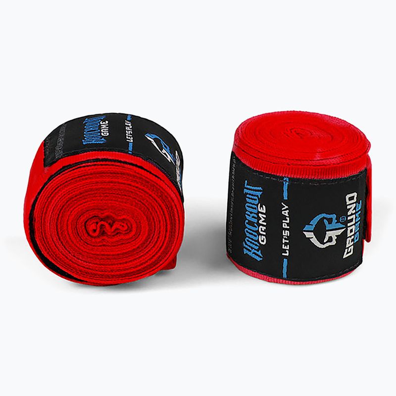 GroundGame 'Classic' Boxbandagen rot HANDWRCLRED 2