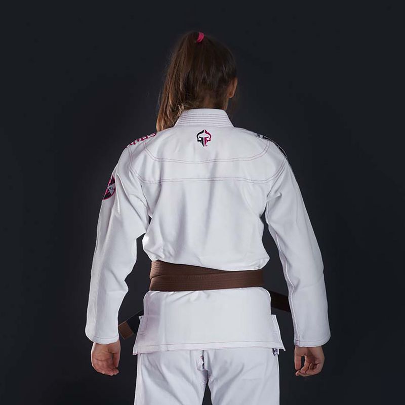 Ground Game Damen BJJ GI 'Sakura' weiß GISAKWHF1 4