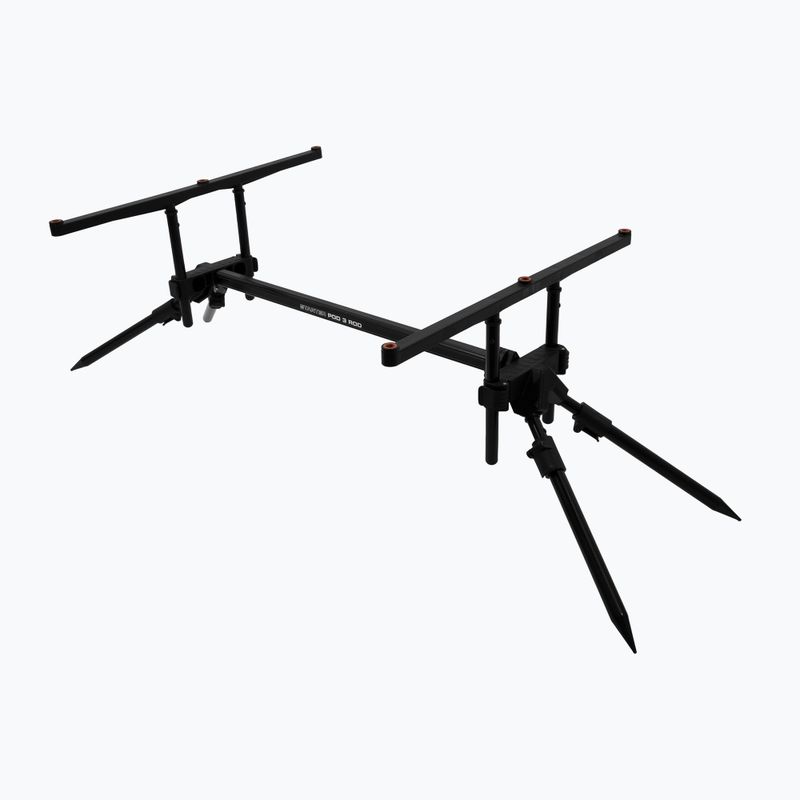 Rod Pod für 3 Ruten Mikado Sterter Pod 3 schwarz AMP3-16-3