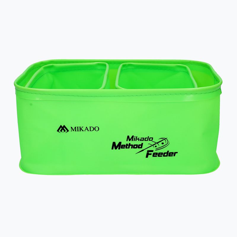 Mikado Eva Method Feeder Grundköderbehälter 005 3 Stück grün UWI-MF-005-SET