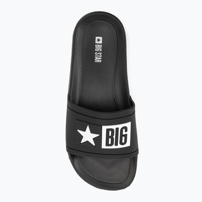 BIG STAR Herren-Pantoletten DD174699 schwarz/weiß 6