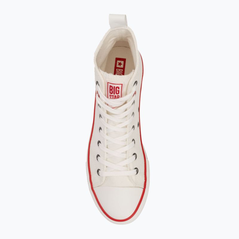 BIG STAR Herren-Turnschuhe JJ174066 weiß/rot 5