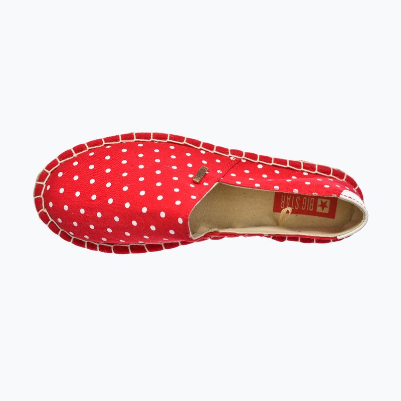 Damen-Espadrilles BIG STAR JJ274866 rot 6