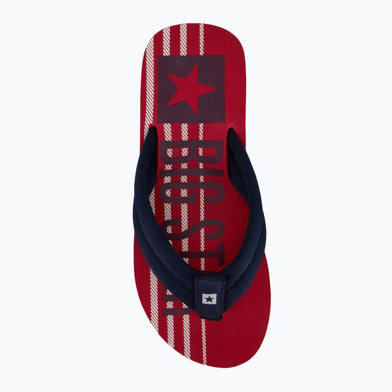 BIG STAR Herren-Flip-Flops JJ174543 rot 5