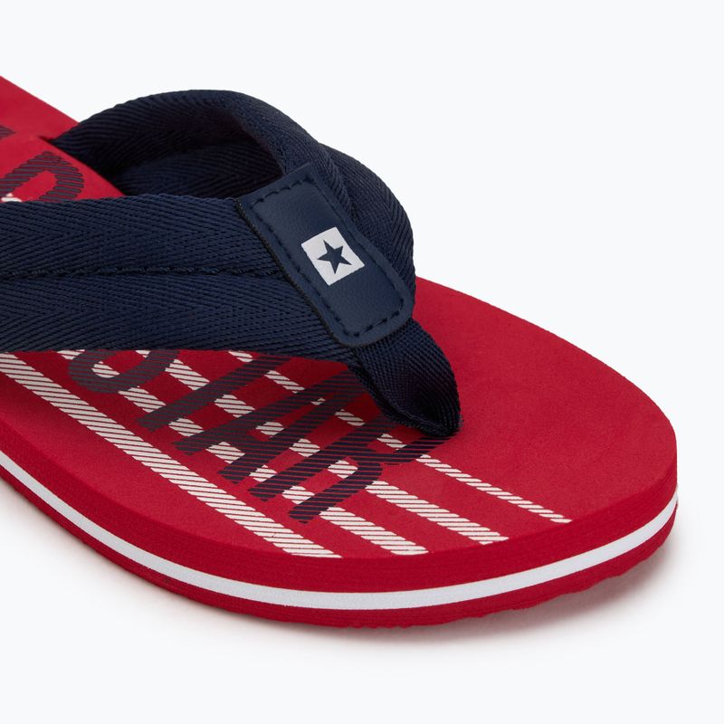 BIG STAR Herren-Flip-Flops JJ174543 rot 7
