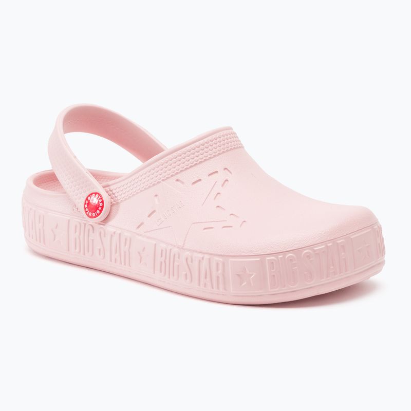 Slides Schlappen  Damen Big Star II275008 rosa 3