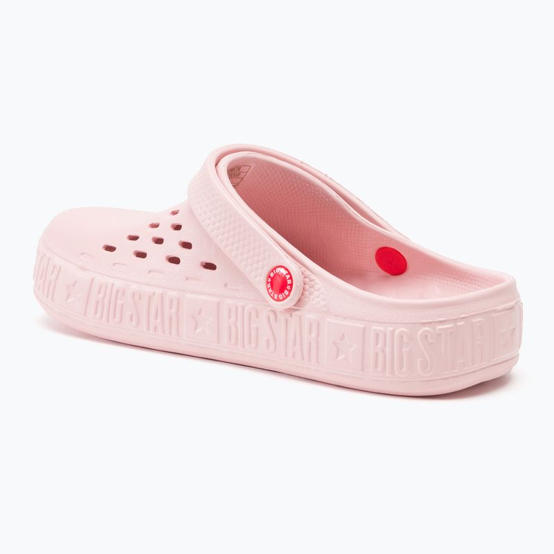 Slides Schlappen  Damen Big Star II275008 rosa 4