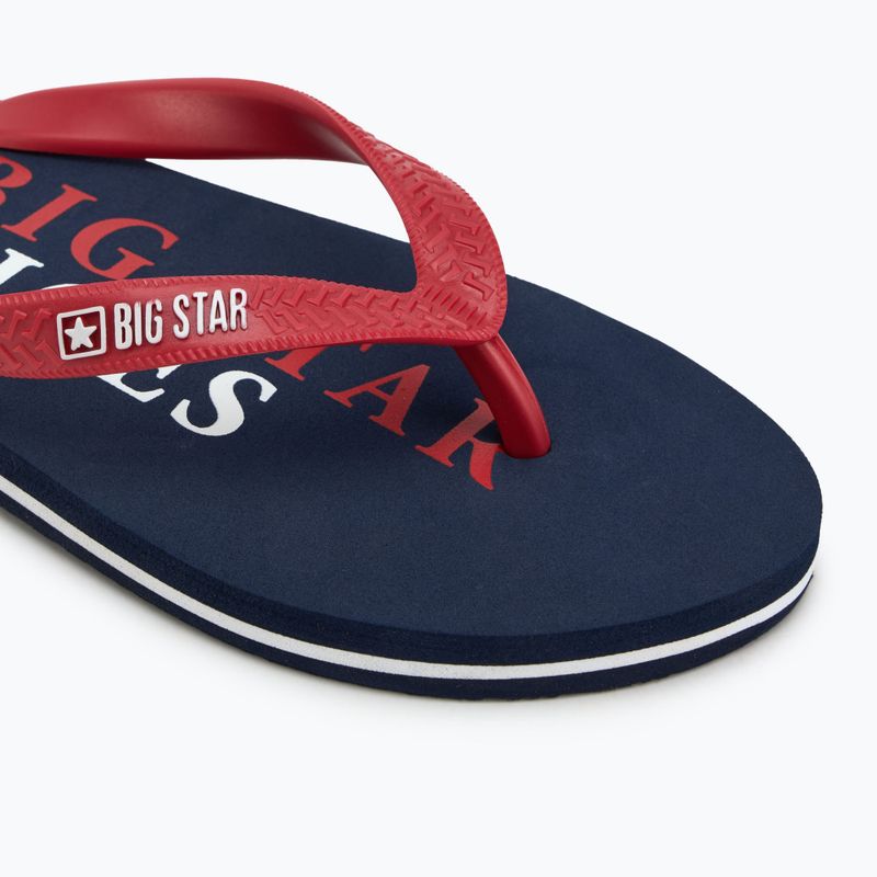 BIG STAR Herren-Flip-Flops LL174428 marineblau 7