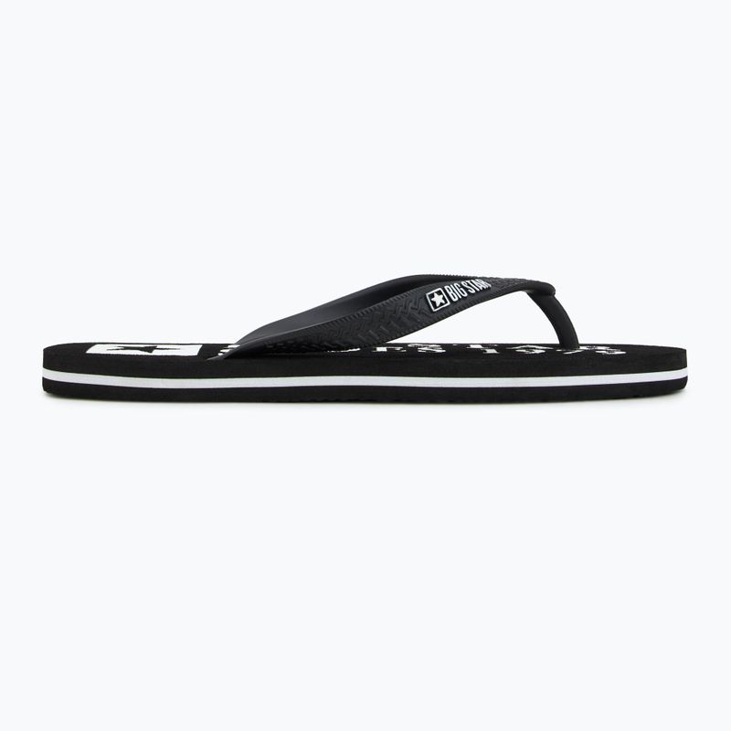 BIG STAR Herren-Flip-Flops LL174444 schwarz 2