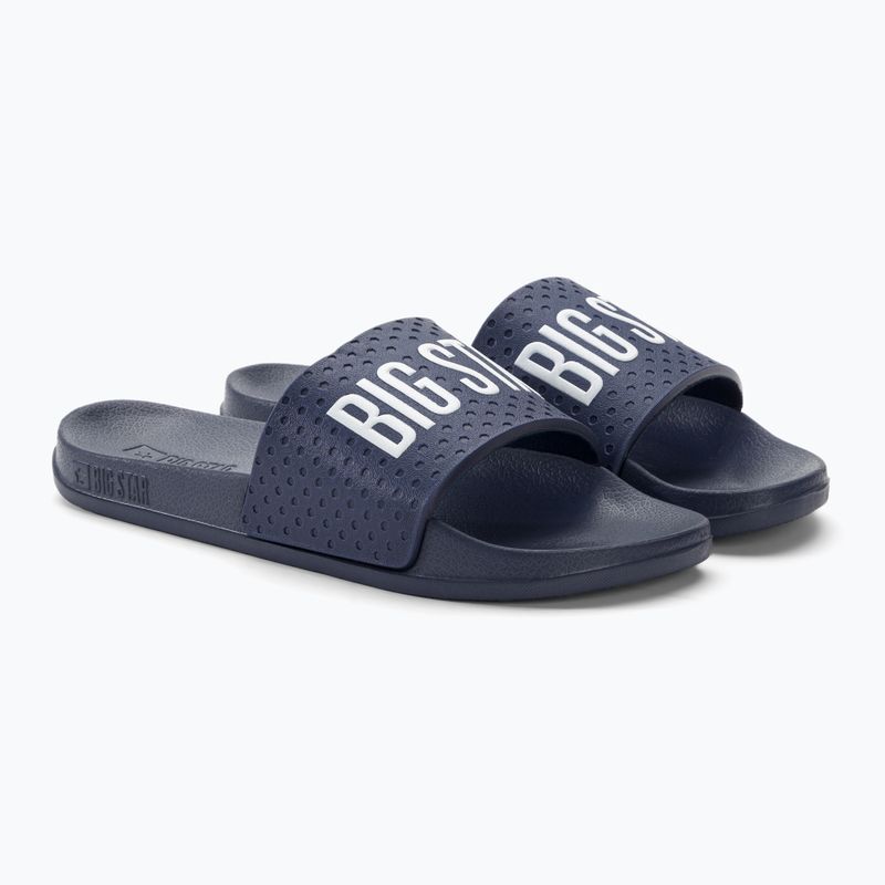 BIG STAR Damen-Pantoletten MM274714 navy blau 4