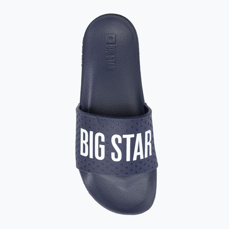 BIG STAR Damen-Pantoletten MM274714 navy blau 6