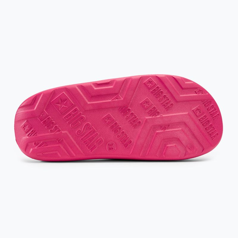 Slides Schlappen  Damen BIG STAR NN274A041 Rosa 4