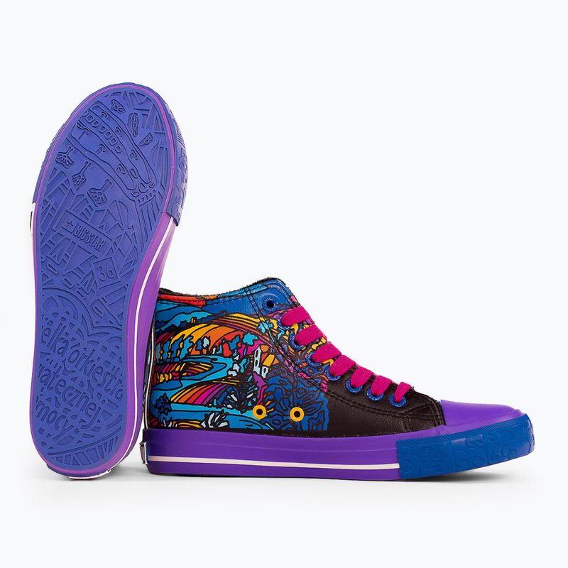 Turnschuhe Damen BIG STAR RR274A650 Blau/ fiolet 5