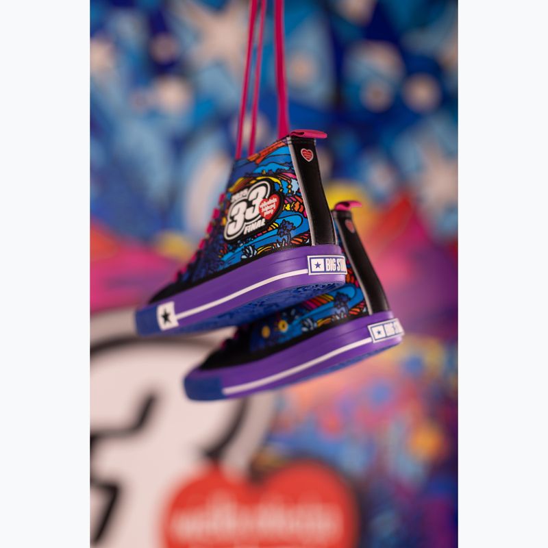 Turnschuhe Damen BIG STAR RR274A650 Blau/ fiolet 11