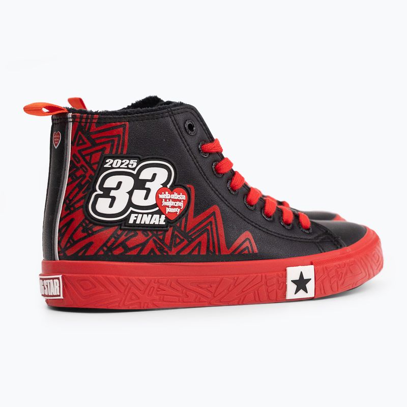 Turnschuhe Damen BIG STAR RR274A652 Schwarz/ Rot 2