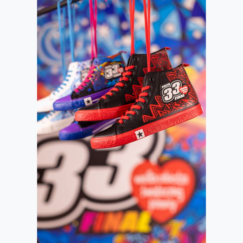 Turnschuhe Damen BIG STAR RR274A652 Schwarz/ Rot 10