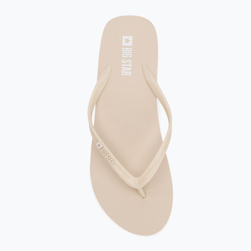 Damen Flip-Flops BIG STAR RR274A551 beige 5