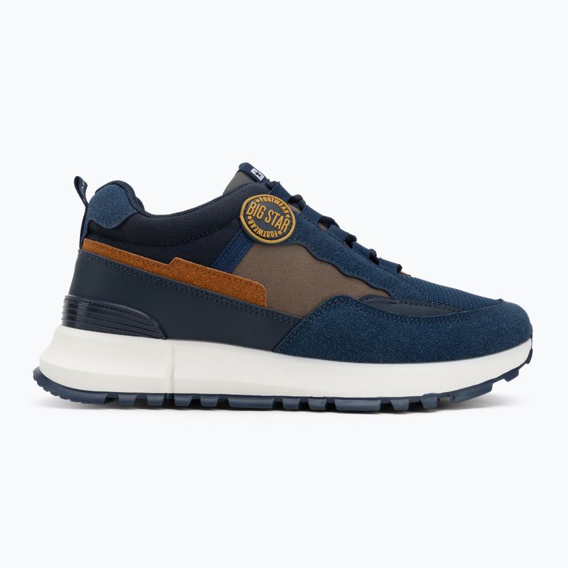 Herren Sneaker BIG STAR RR174279 navy/khaki/orange 2