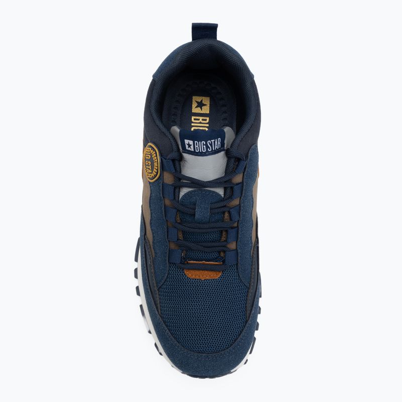 Herren Sneaker BIG STAR RR174279 navy/khaki/orange 5