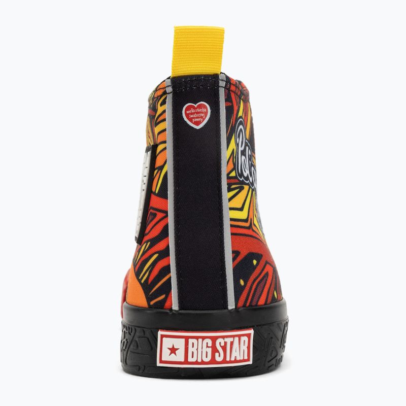 BIG STAR Herren-Turnschuhe SS174501 schwarz/rot/gelb 6