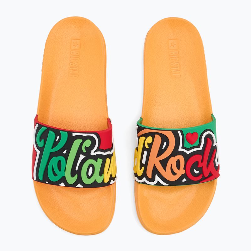 BIG STAR Herren-Flip-Flops SS174507 gelb 5