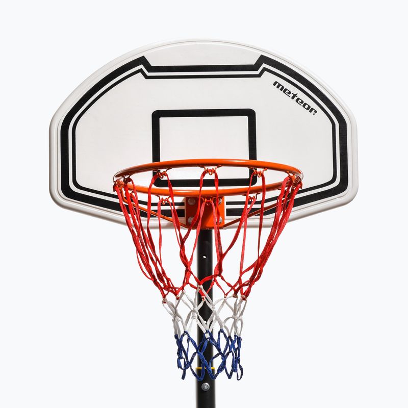 Tragbarer Basketballkorb Meteor Boston 18 schwarz und weiß 20084 4