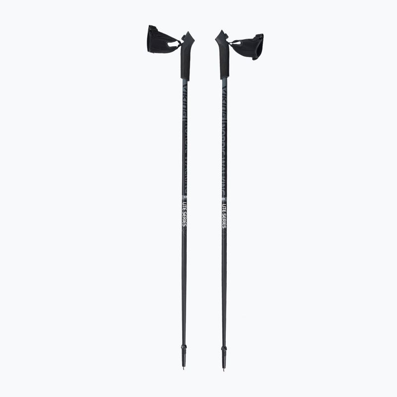 Viking Lite Pro 08 Nordic Walking Stöcke schwarz/grau 650/21/4563/08/105