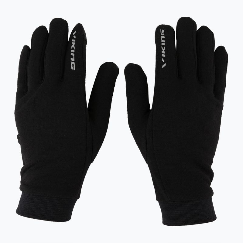 Viking Alfa Merino-Trekkinghandschuhe schwarz 190217711 09 3